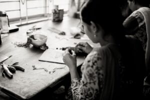 Jewellery making at Basha